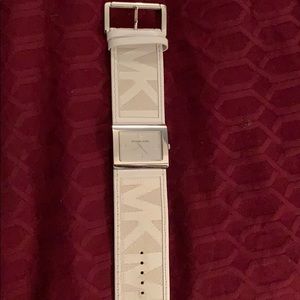 MK Leather band watch